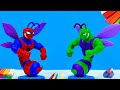 DIY Giant hornet mixed Superheroes Spider man, Hulk with clay 🧟 Polymer Clay Tutorial