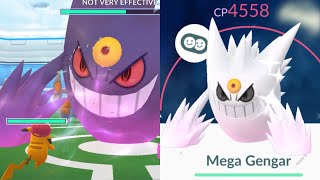 MEGA GENGAR RAID!! SHINY MEGA GENGAR EVOLUTION (Pokémon Go Halloween Event) 👻