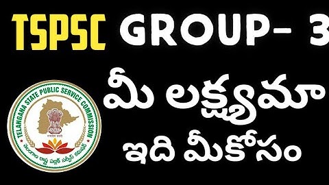 TSPSC # GROUP-III # exam pattern...syllabus...