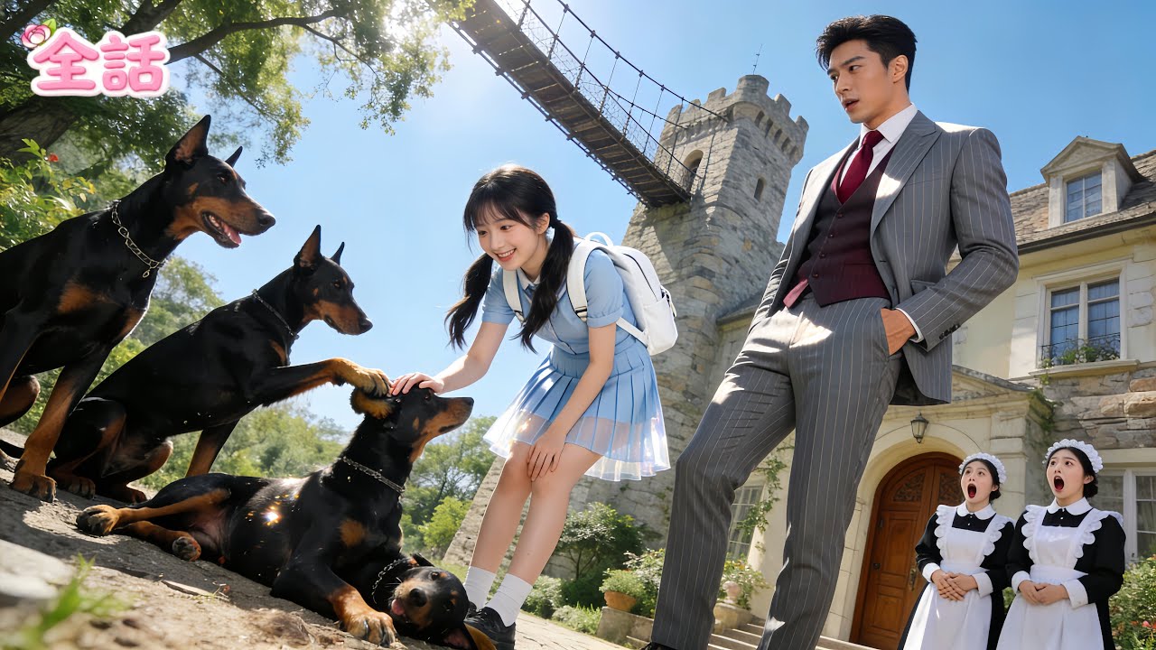 【日本語吹き替え版】誰も番犬だらけのCEOの城に近づけない――なのに貧乏少女が一瞬で全員を手なずけるなんて想定外！その瞬間、恋が始まった！#ショートドラマ#中国ドラマ #短編ドラマ#日本語字幕