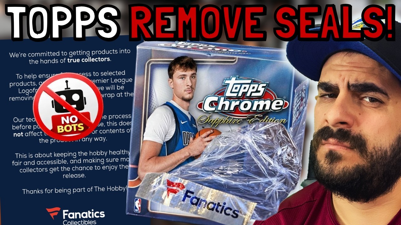 Остановит ли это перекупщиков спортивных карточек? 🚨 Fanatics СНИМАЮТ защитную пленку с восковой ...