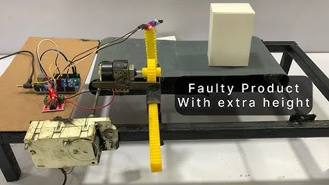 Faulty Product Separator Mechanical Engineering Final Year Project #scienceexperiment #projects