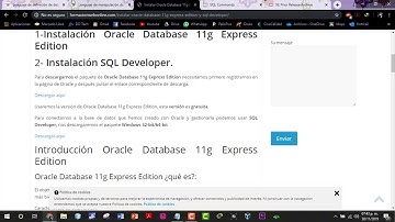 Lenguaje de Definicion y Manipulacion de datos Oracle 11g Express Edition Windows10