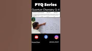 Q-4, PYQ l CSIR NET l QUANTUM CHEMISTRY #csirnet #csirnet2025 #pyq #chemistry