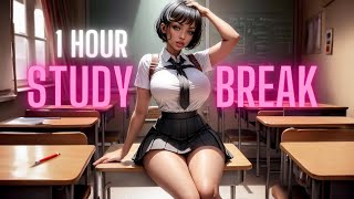 1-Hour Study With Me📚/ Calm Lofi / I'll Be Your Tutor / Relax And Chill | Stay Focused 📖🎶