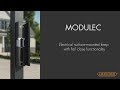 Gâche électrique à rupture - Modulec - Locinox - En applique - Noir-1