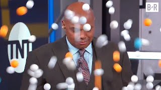 Chuck Gets Ping Pong Balls Dropped on Him Again After a Guarantee 😂 Inside the NBA