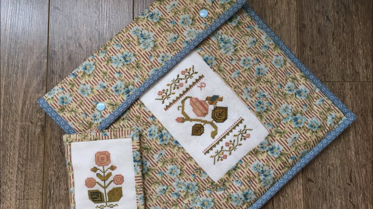 Конверт для вышивальных проектов.  Cross stitch project bag