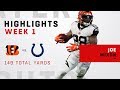 Joe Mixon Puts Up 149 Yards vs. Indy
