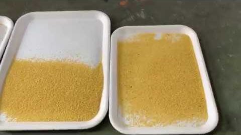 rice color sorter by Longbow/millet testing video