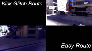 Mirror's Edge Chapter 5 Kick Glitch vs Easy Route