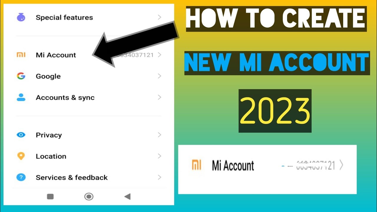 How To Create 🆕 Mi Account 2023 Mi Account kaise banaye 2023 Mi Account kaise khole 2023 YouTube