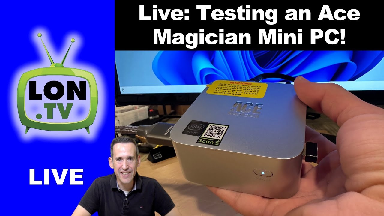 Lon Seidman on LinkedIn: Live: Testing a Tiny Ace Magician Mini PC !