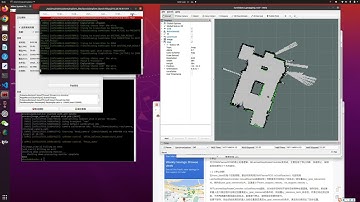 Turtlebot3 Frontier-based exploration displayed on Rviz
