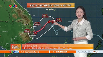 Dự báo thời tiết ngày mai 01/12/2025 | Bão số 15 suy yếu 2 - 3 ngày tới | VTVWDB
