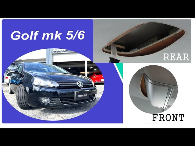 C/Asport Headliner Repair Trim DIY Kit for VW Golf MK5/MK6/Sunroof紹介動画