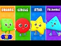 Learn Shapes with Bob the Train + More Educational Videos for Kids