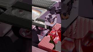 Satisfying Slide and Drop Formula Cubes - Infinite Zoom Looping Blender 3D Animation