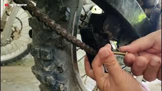 Cara Pasang Stabilizer Rantai KLX
