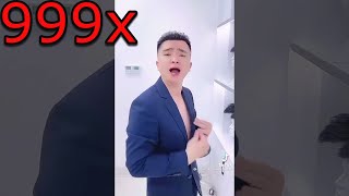 Bald Chinese guy singing 999x speed meme