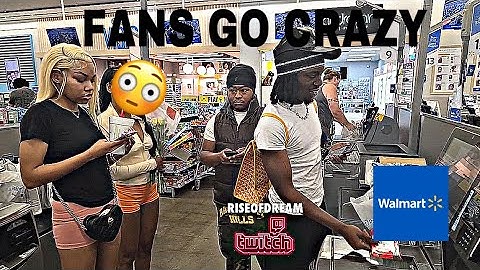 FANS RAID ME IN WALMART?! 😱 | IRL Stream Madness | RiseOfDream VOD