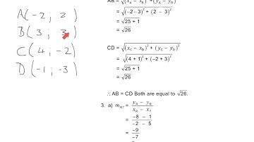 Grade 12 Mathematics -  Analytical Geometry Revision 2 (Module 2, Unit AG1b)