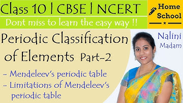 𝐏𝐞𝐫𝐢𝐨𝐝𝐢𝐜 𝐂𝐥𝐚𝐬𝐬𝐢𝐟𝐢𝐜𝐚𝐭𝐢𝐨𝐧 𝐨𝐟 𝐄𝐥𝐞𝐦𝐞𝐧𝐭𝐬 𝐂𝐥𝐚𝐬𝐬 𝟏𝟎 𝐂𝐡𝐞𝐦𝐢𝐬𝐭𝐫𝐲 𝐍𝐂𝐄𝐑𝐓 𝐂𝐁𝐒𝐄 𝐏𝐚𝐫𝐭-2