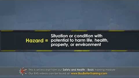 Safety and Health - Basic Training Video