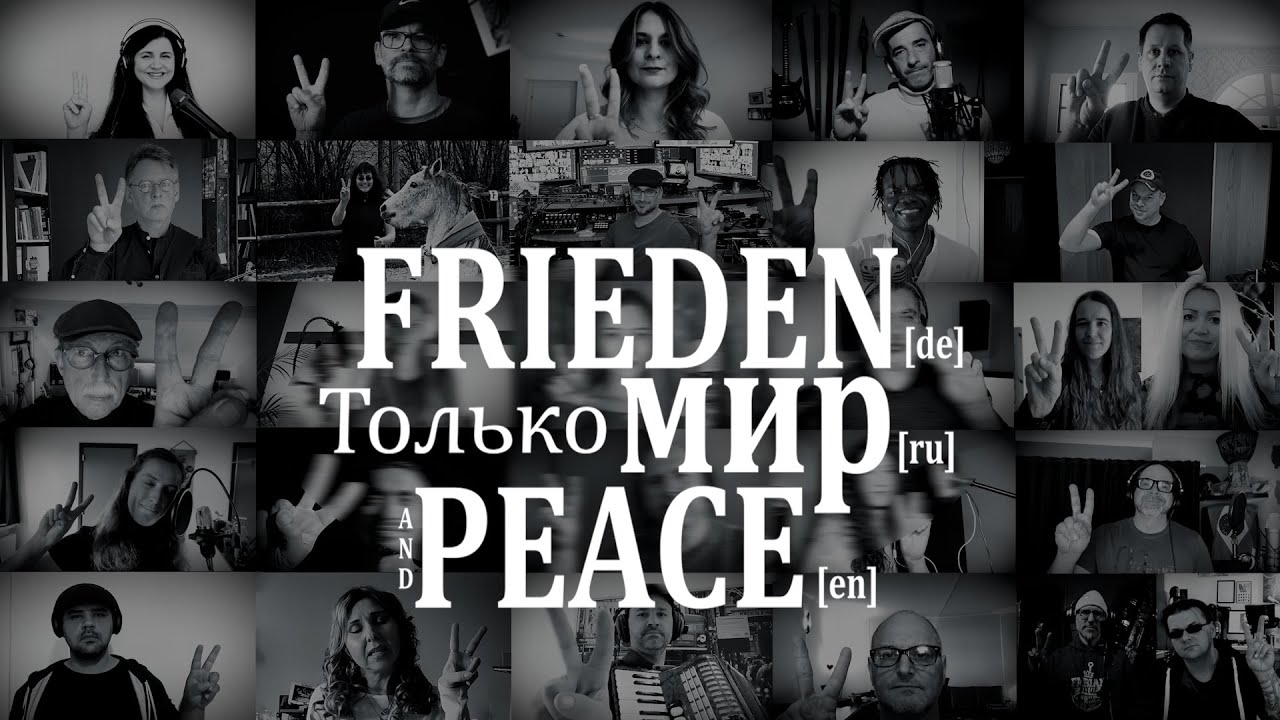 Musicvideo Frieden, tol´ko Mir and Peace (