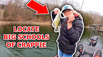 How To Find BIG SCHOOLS of CRAPPIE