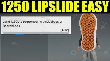 Skate 4 - how to land 1250pts sequences with lipslide or boardslides (maple harvest tasks)