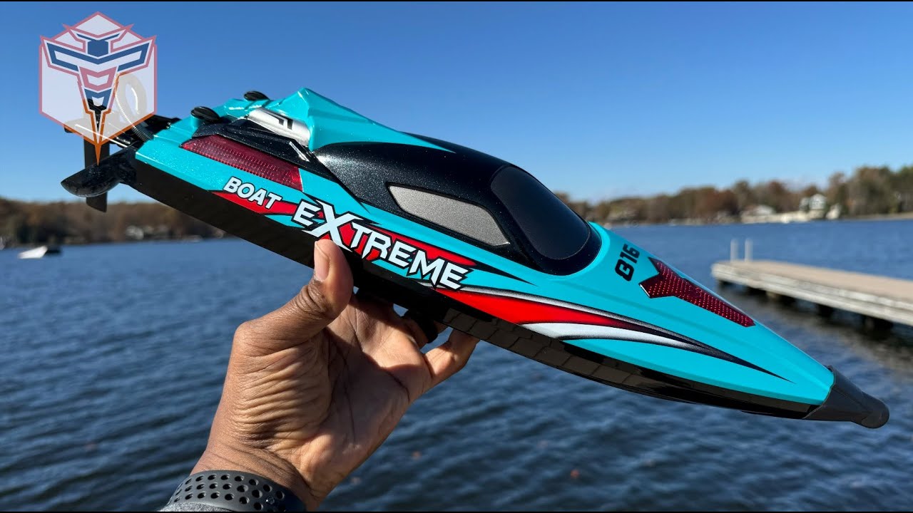 らぶとぅーん Levhorzn HJ816 Brushless High Speed RC Boat - YouTube
