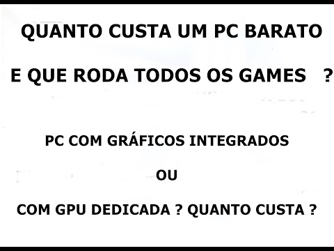 Vídeo: Quanto custa um APU?