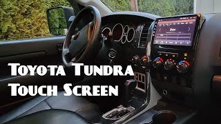 10.1' Touch Screen Toyota Tundra Stereo Install!