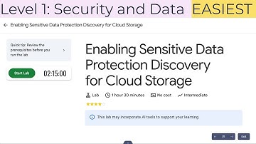 Enabling Sensitive Data Protection Discovery for Cloud Storage | #qwiklabs | #GSP1281