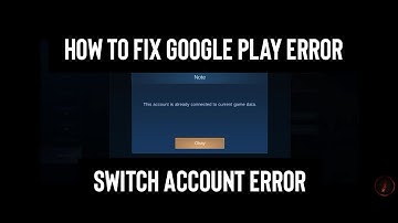 HOW TO FIX SWITCH ACCOUNT | HOW TO FIX GOOGLE PLAY SWITCH | (MOBILE LEGENDS)