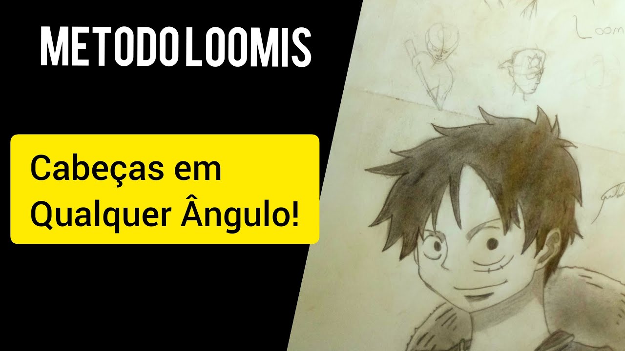 Como Desenhar Anime: Cabeça em QUALQUER Ângulo! 