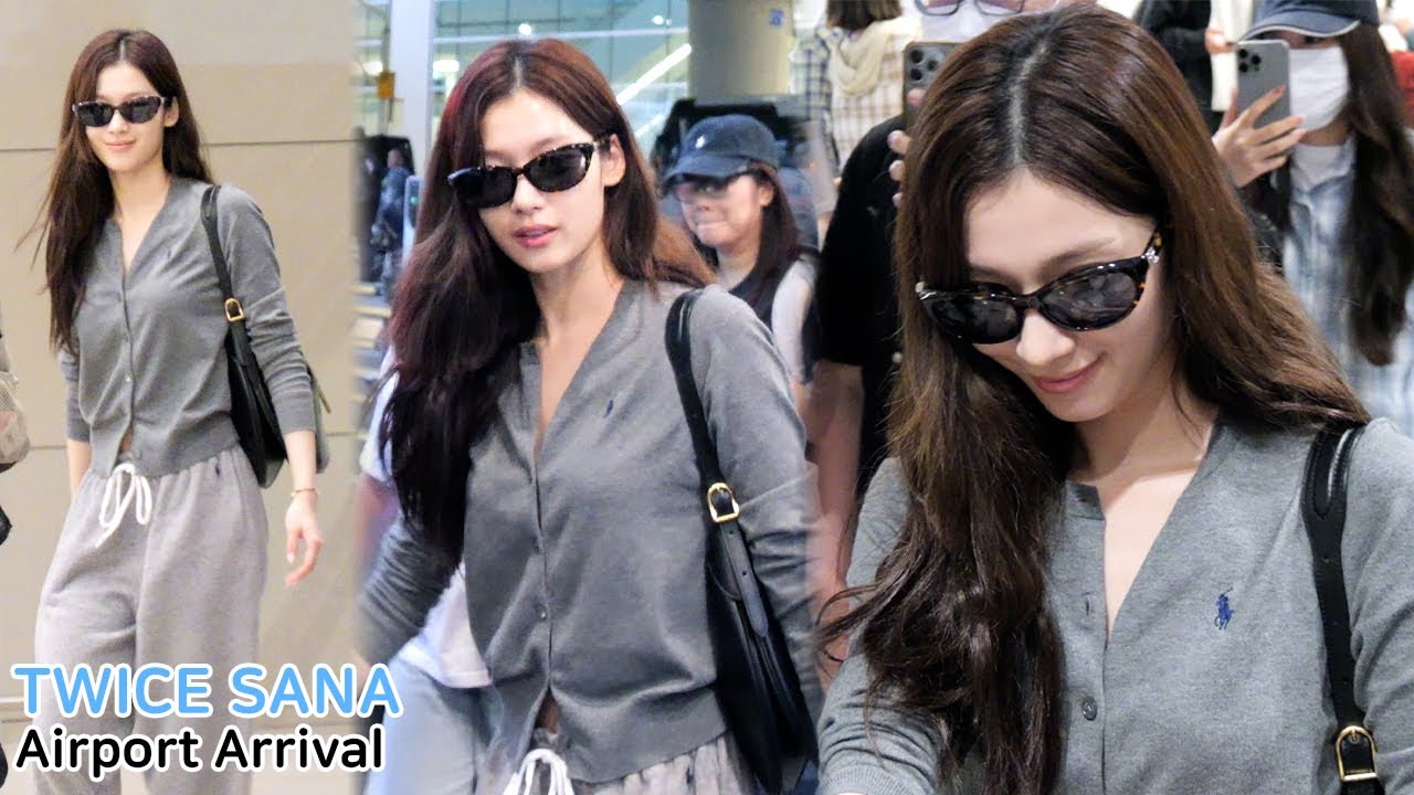 트와이스 사나 입국 TWICE SANA Airport Arrival｜250912