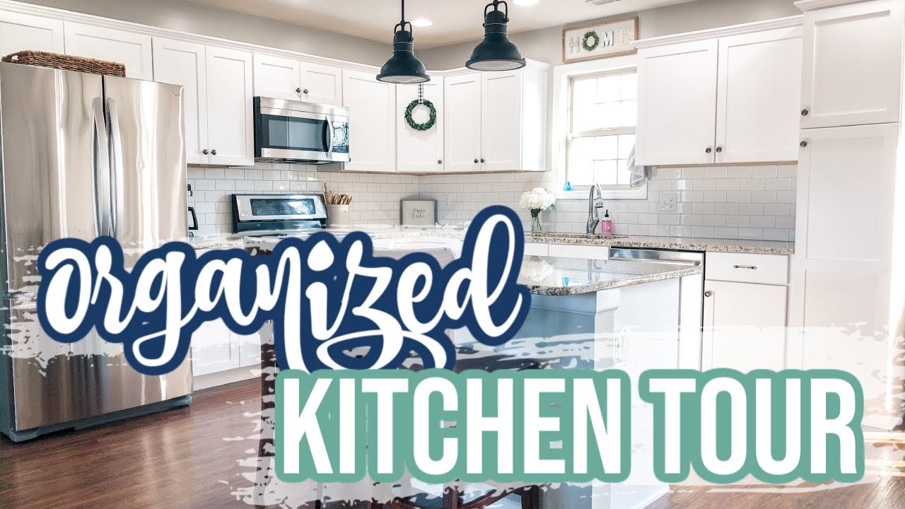 ORGANIZED KITCHEN TOUR | HOW TO ORGANIZE YOUR KITCHEN | MINIMALIST