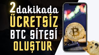 KOLAYCA ÜCRETSİZ BİTCOİN KAZANMA SİTESİ KURMA | FAUCETHERO