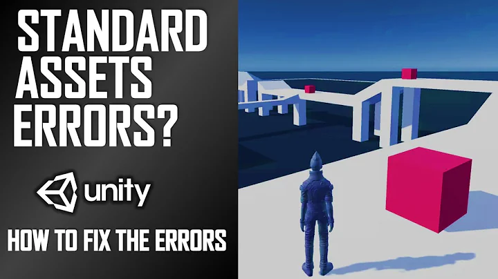 HOW TO FIX STANDARD ASSETS ERRORS IN C# - MINI UNITY TUTORIAL