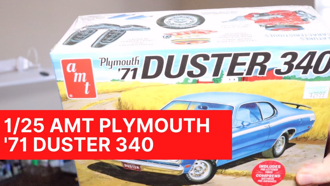 1/25 AMT '71 Plymouth Duster 340 model kit AMT1118M/12: A look