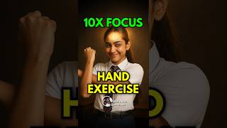 3 Hand Exercises 😮 Increase 10X Focus🔥 #studytips