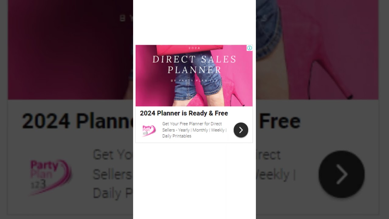 2024 FREE PLANNER for Direct Sellers