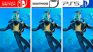 Subnautica | Smartphone - Switch - PS5 | Graphics Comparison