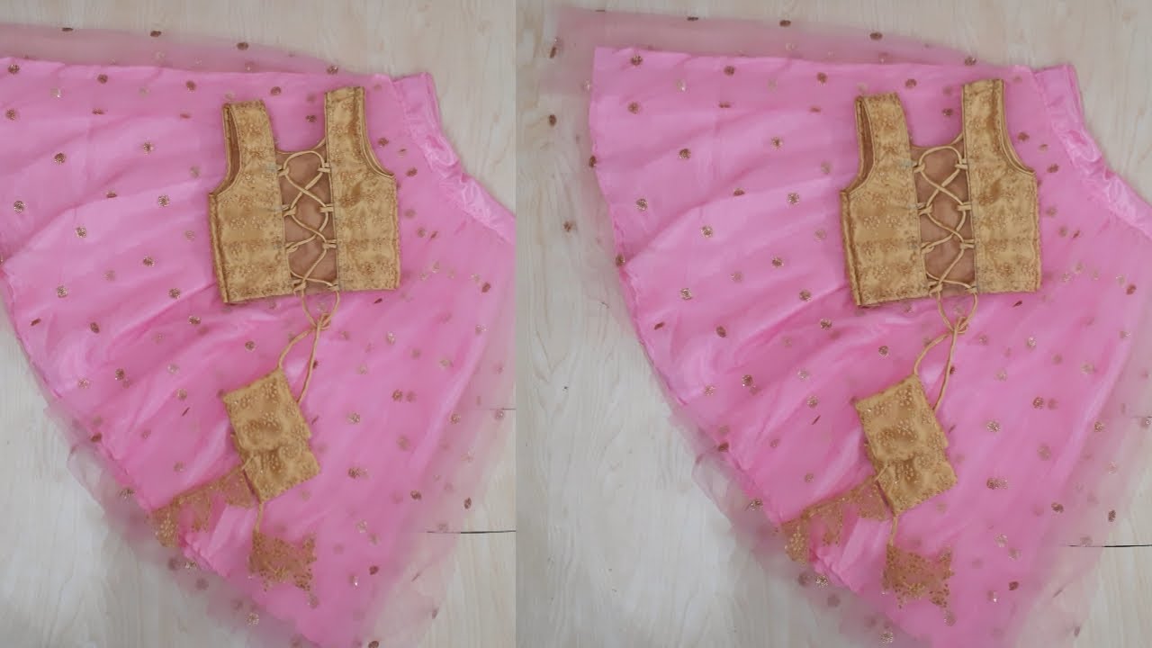 Baby lehenga choli cutting and stitching | 3-4 year baby lehenga choli cutting and stitching |Blouse
