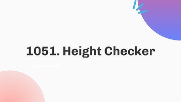 1051. Height Checker | June | Java | C++