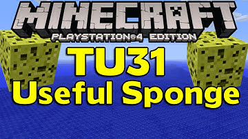 Minecraft PS4/Xbox: "New Useful Sponge" Complete Guide (TU31/1.8 Update)