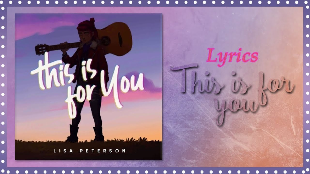 This Is For You by Lisa Peterson | Star Stable Online Lyrics