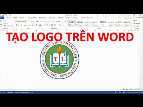 Micosoft Word: Tạo Logo Trên Word - YouTube